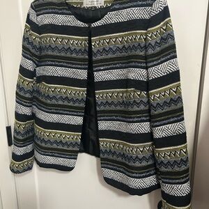 TAHARI  Multicolor Striped Jacket
